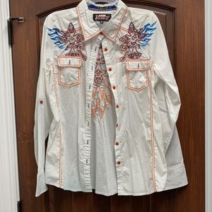 Roar button down shirt